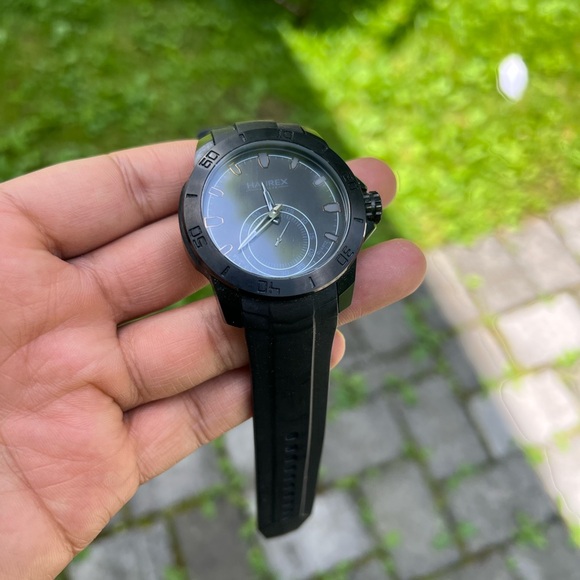 HAUREX WATCH MENS MADE IN ITALY  SWISS MOVEMENT watch black - Picture 8 of 11